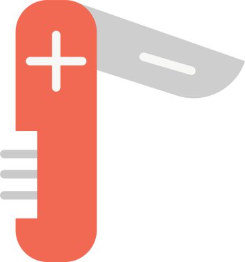 Basit vektör illüstrasyon bıçağı