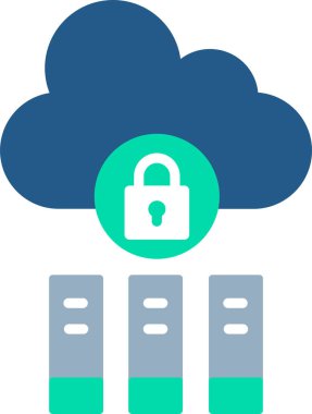 Basit vektör illüstrasyon bulutu