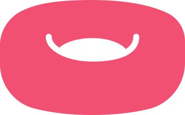 Basit vektör illüstrasyon çöreği