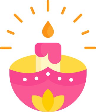 Basit vektör illüstrasyon lambası