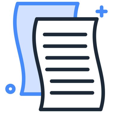 Basit vektör illüstrasyon Kağıt sayfaları