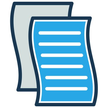 Basit vektör illüstrasyon Kağıt sayfaları