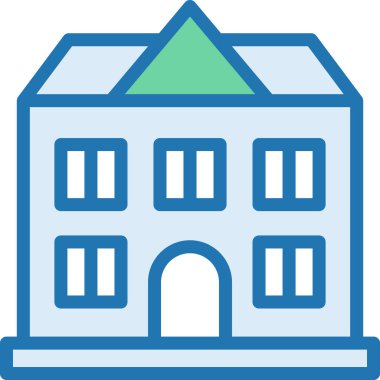 Basit vektör illüstrasyon hapishanesi