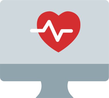 Basit vektör illüstrasyon sağlık web sitesi