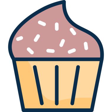 taze dondurma vektör illüstrasyonu 