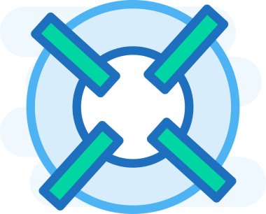 Basit vektör çizim halkası