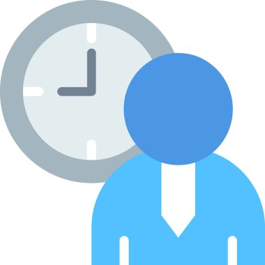 Basit vektör illüstrasyon süresi