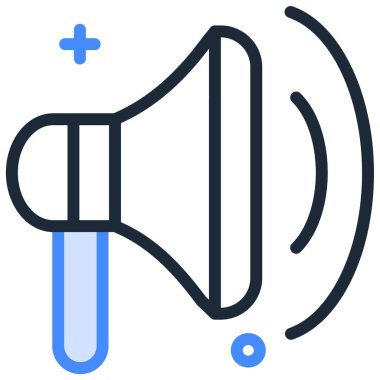 Basit vektör çizimi megafonu