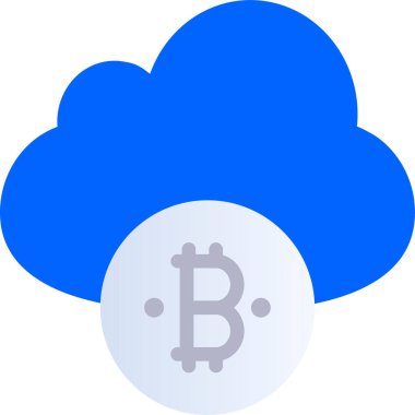 Basit vektör illüstrasyon bulutu