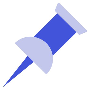 Basit vektör illüstrasyon iğnesi