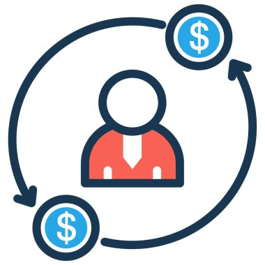 Basit vektör çizimi Kariyer büyümesi