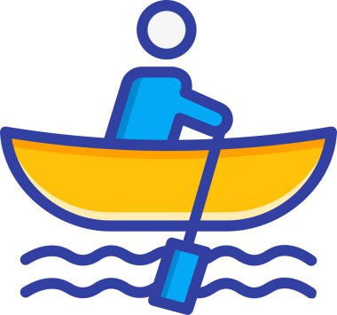 Basit vektör illüstrasyon cankurtaran botu