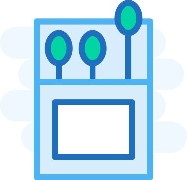 Basit vektör illüstrasyon kutusu