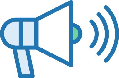 Basit vektör illüstrasyon gürültü kirliliği