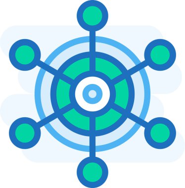 Basit vektör çizim gemisi çarkı