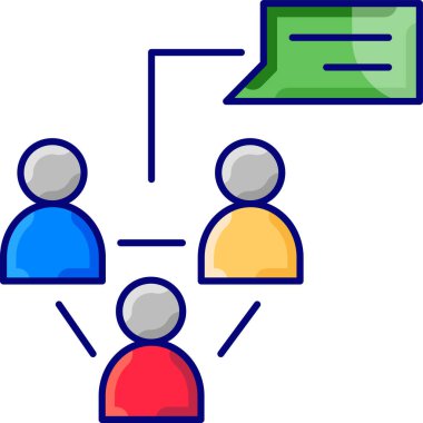 Basit vektör illüstrasyon bağlantısı