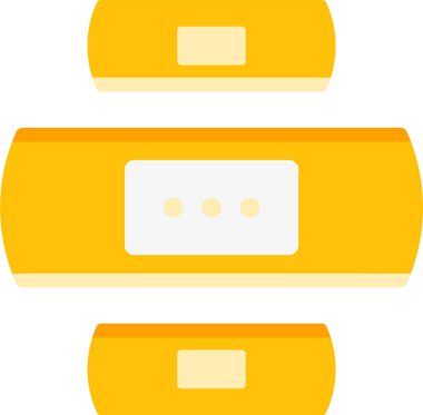 Basit vektör illüstrasyon alçıları