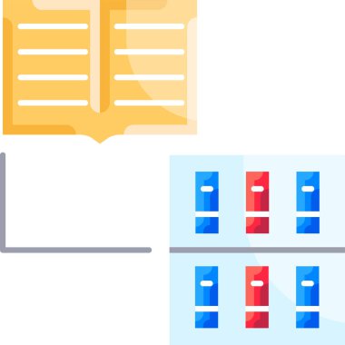 Basit vektör illüstrasyon kitaplığı