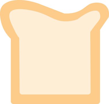 Lezzetli ekmek vektör çizimi 