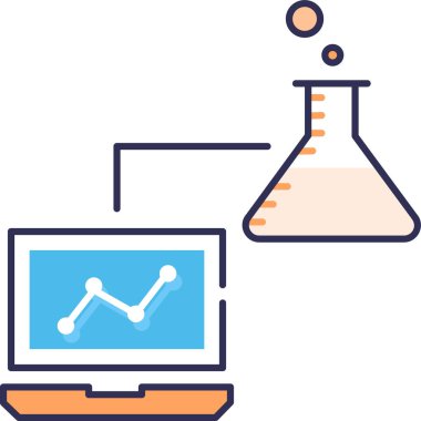 grafik vektör illüstrasyon iş konsepti üzerine pazar araştırması 