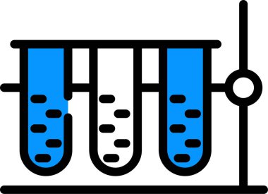 Basit vektör illüstrasyon kimyasal