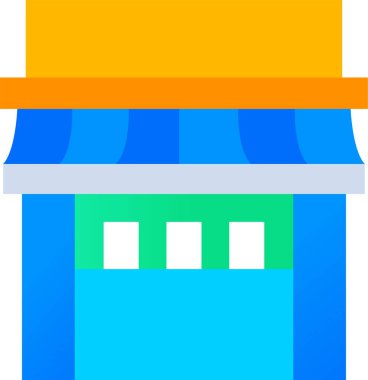 Basit vektör illüstrasyon restoranı 