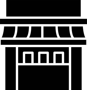 Basit vektör illüstrasyon restoranı 