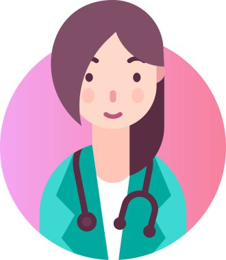 Basit vektör çizimi kadın işçi