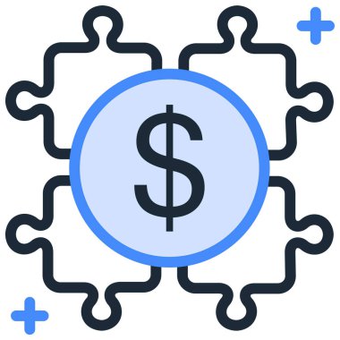 Basit vektör illüstrasyon dijital iş uygulaması