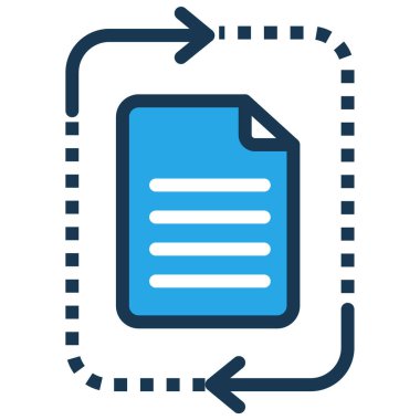 Basit vektör illüstrasyon dijital iş uygulaması