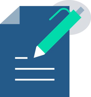 Basit vektör illüstrasyon dijital iş uygulaması