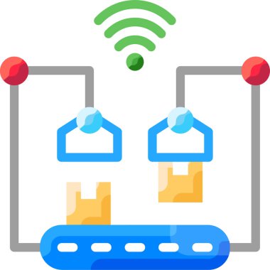 Basit vektör çizimi endüstriyel