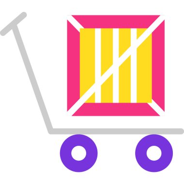 Basit vektör illüstrasyon çantası