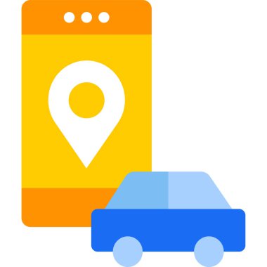 Basit vektör çizimi güvenli sürüş