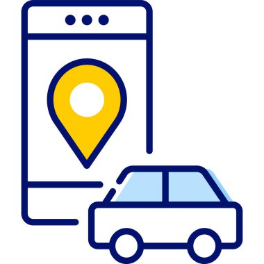 Basit vektör çizimi güvenli sürüş