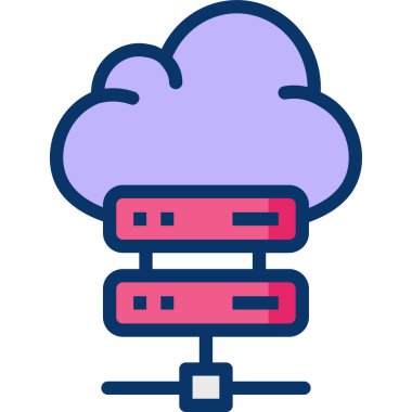 Basit vektör illüstrasyonu dijital iş konsepti