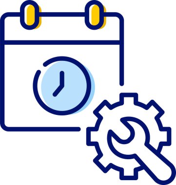 Basit vektör illüstrasyonu dijital iş konsepti