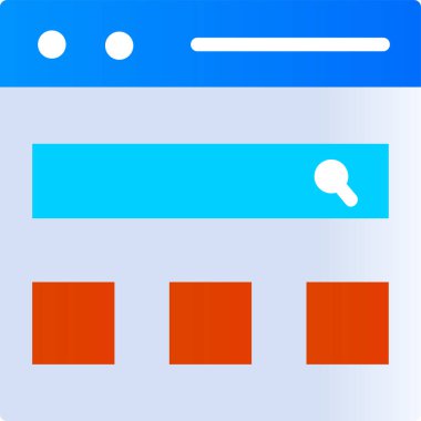 Basit vektör illüstrasyonu dijital iş konsepti