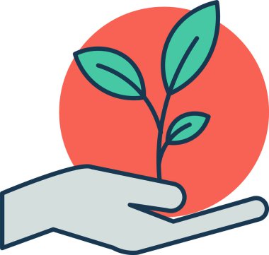 Basit vektör illüstrasyon büyüme kavramı