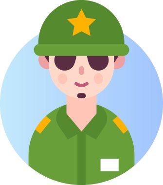 Basit vektör illüstrasyon erkek işçi 