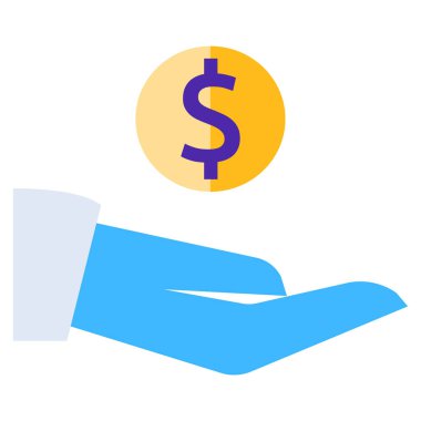 Basit vektör illüstrasyonu çevrimiçi iş 