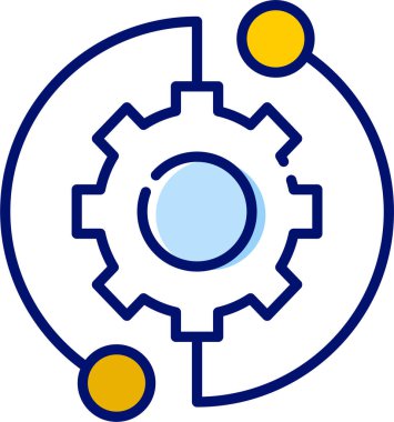 Basit vektör illüstrasyonu çevrimiçi iş 