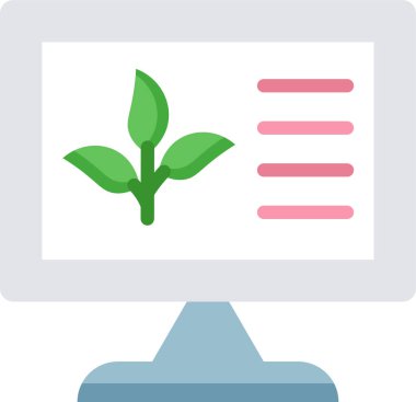 Basit vektör illüstrasyon finansal iş teknolojisi kavramı 