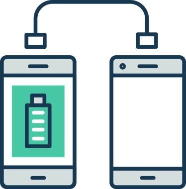 Basit vektör illüstrasyon finansal iş teknolojisi kavramı 