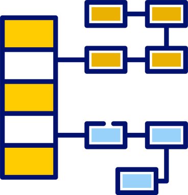 Basit vektör illüstrasyon finansal iş teknolojisi kavramı 