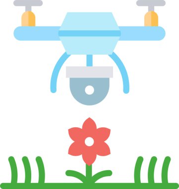 Basit vektör illüstrasyon bitkileri