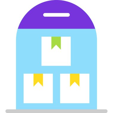 Basit vektör illüstrasyon finansal iş teknolojisi kavramı 