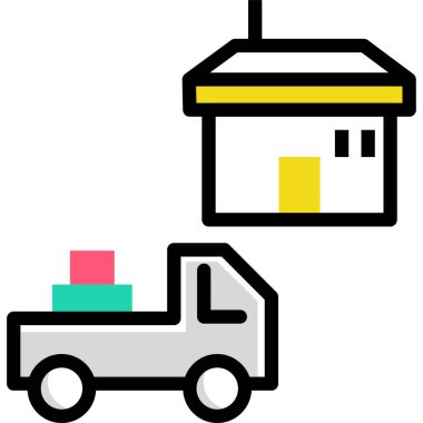 Basit vektör illüstrasyon iletim kavramı 