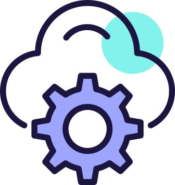 Basit vektör illüstrasyonu çevrimiçi teknoloji finansmanı