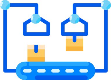 Basit vektör illüstrasyon finansal iş teknolojisi kavramı 